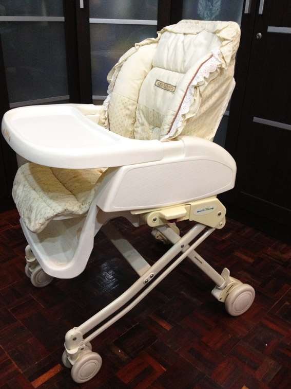 aprica combi high chair