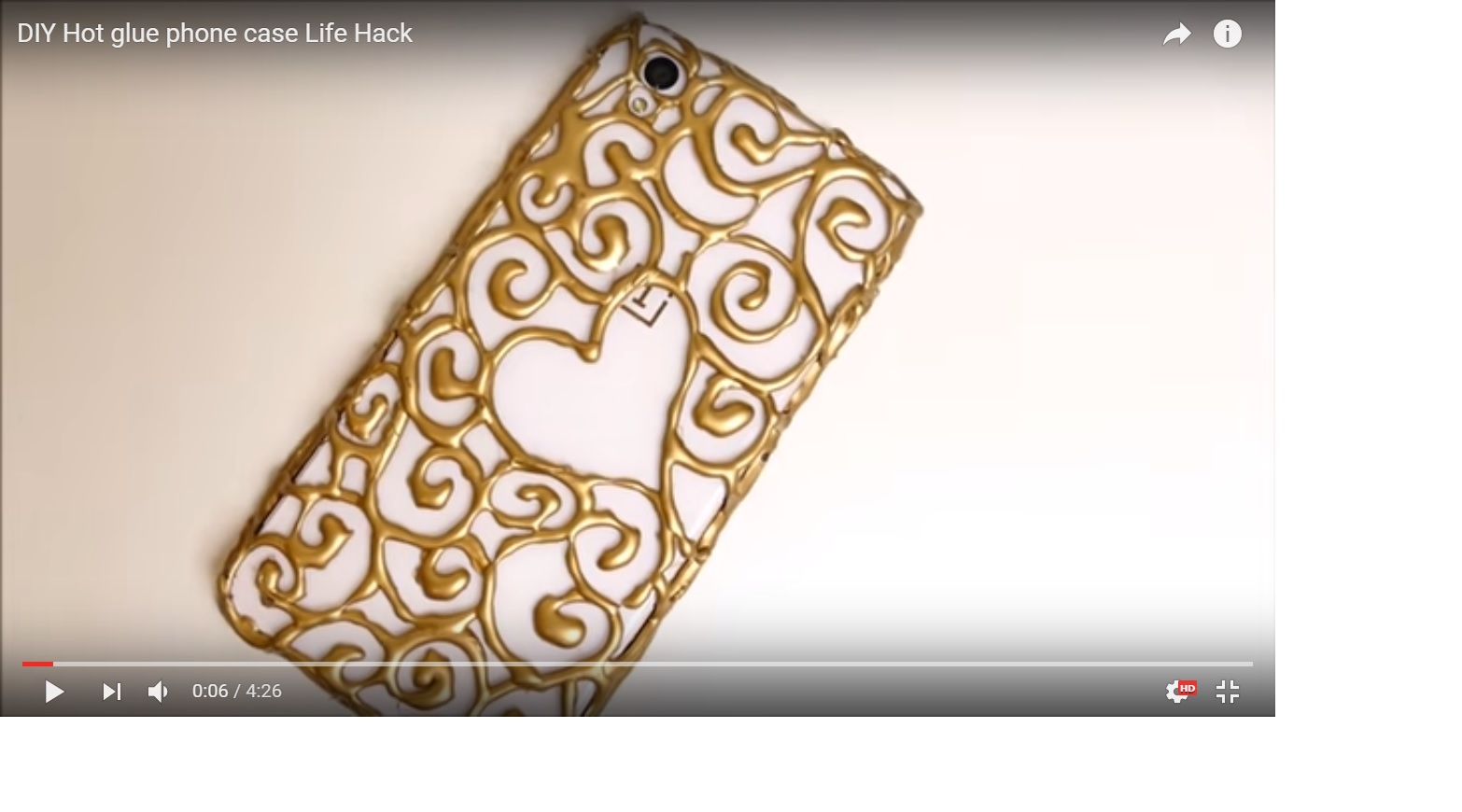 DIY Hot glue phone case Life Hack 