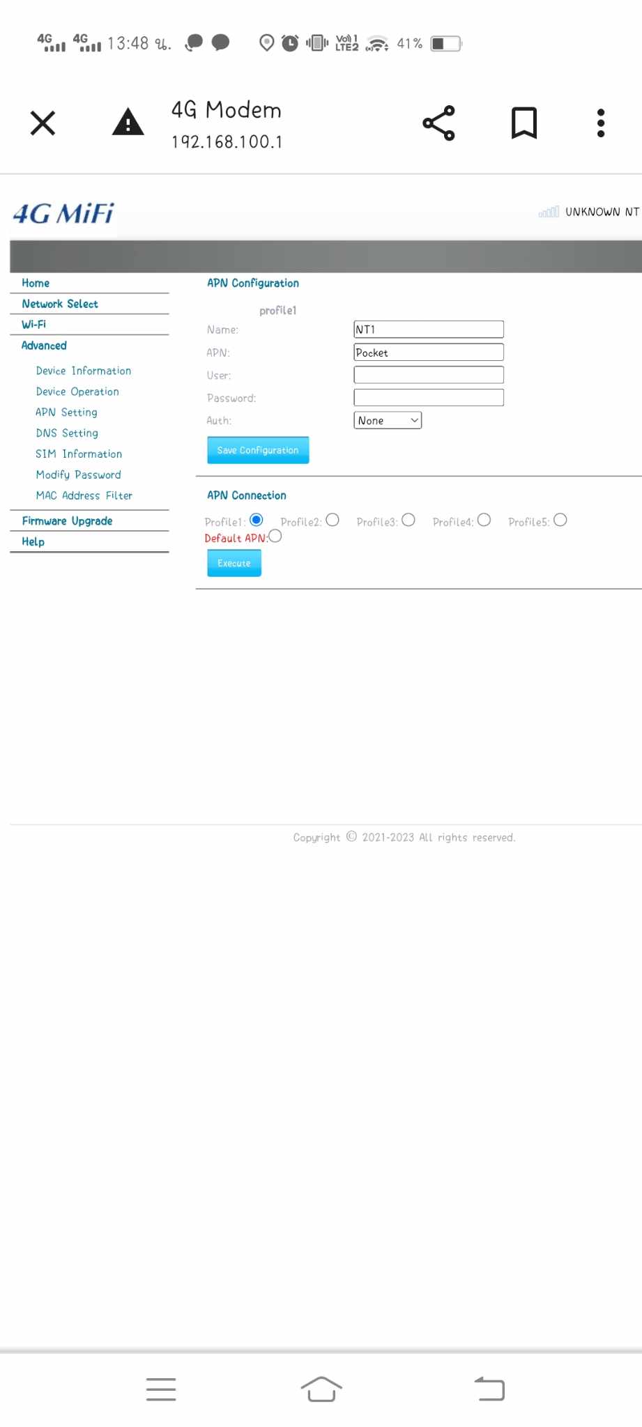 Pocket Wifi Pantip