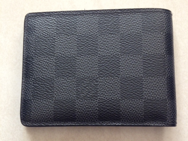 Louis Vuitton LV PF Multiple Damier Graphite Canvas Bifold Wallet N62663