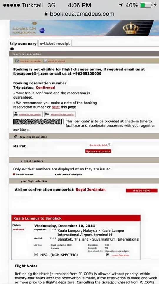 Royal jordanian sale rj181