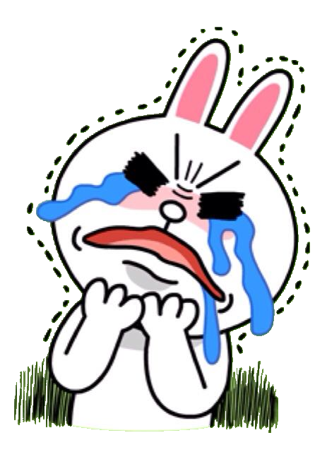 Image result for line sticker cry