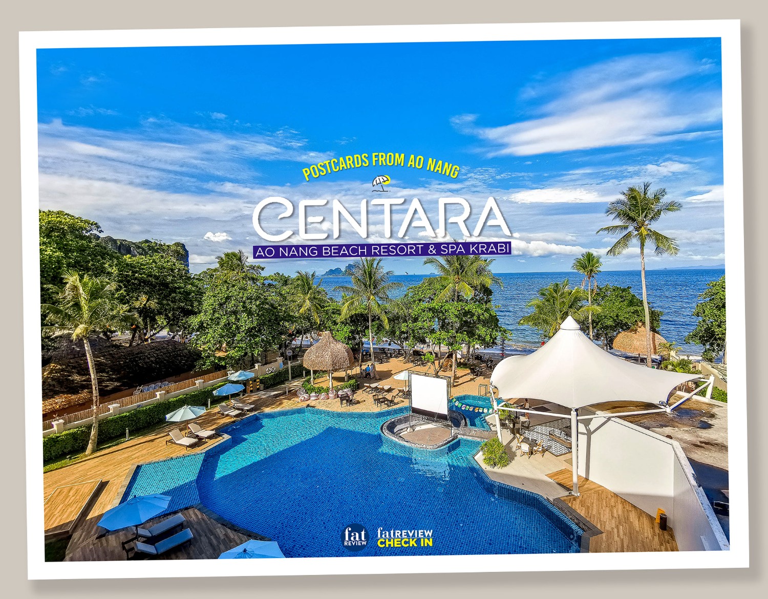 โปสการดจากอาวนาง Centara Aonang Beach Resort Spa Pantip