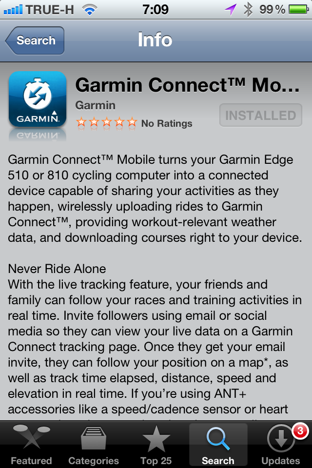 Garmin connect outlet edge 500