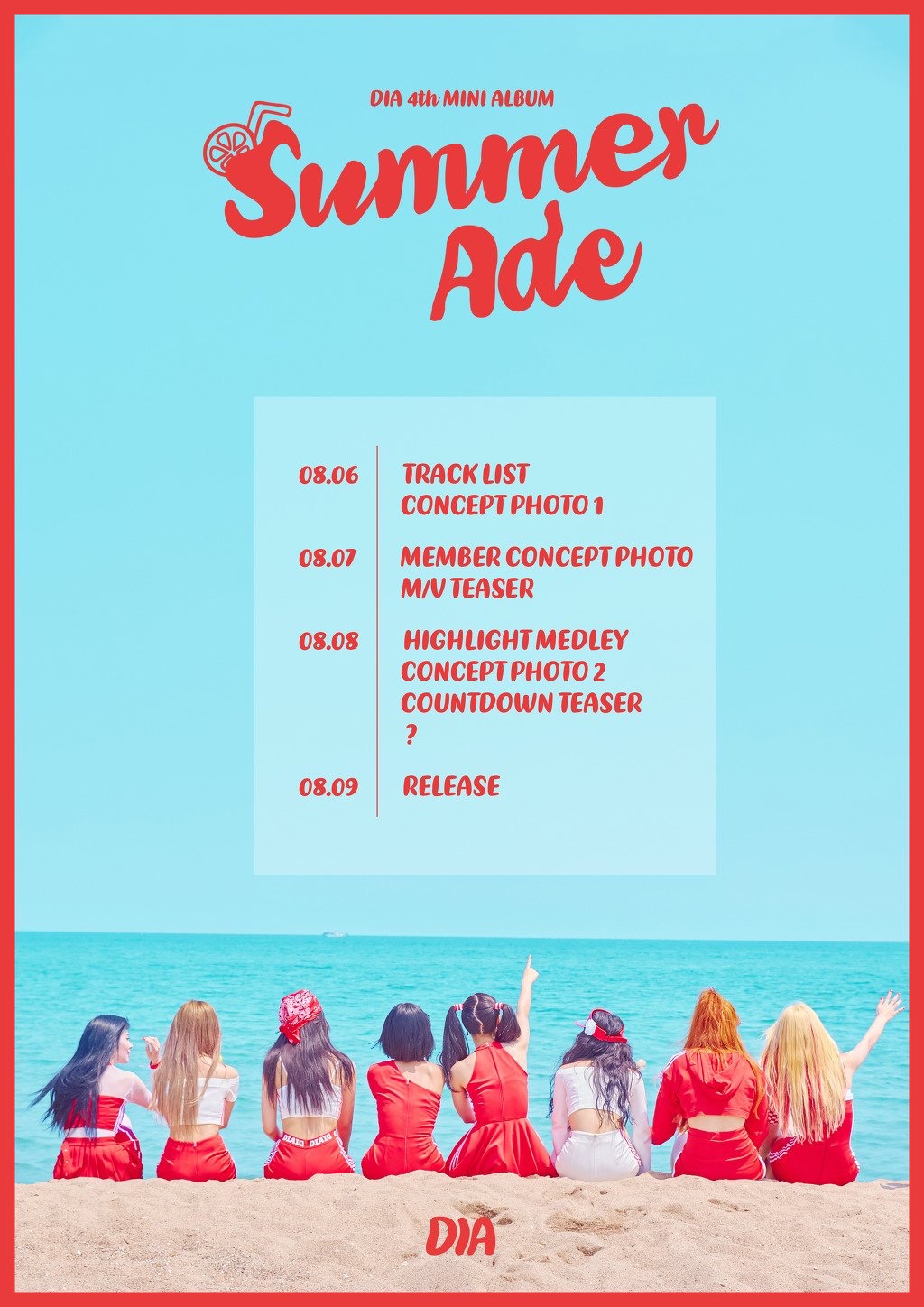 ◇Dia 4th Mini Album 『Summer Ade』直筆サインCD◇韓国-