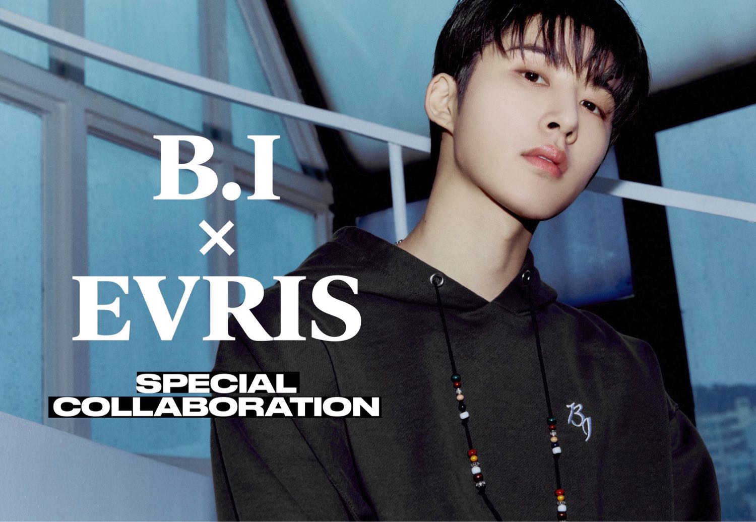 B.I X EVRIS งาน Collab ครั้งแรกของ B.I กับแบรนด์เสื้อผ้าญี่ปุ่น - Pantip