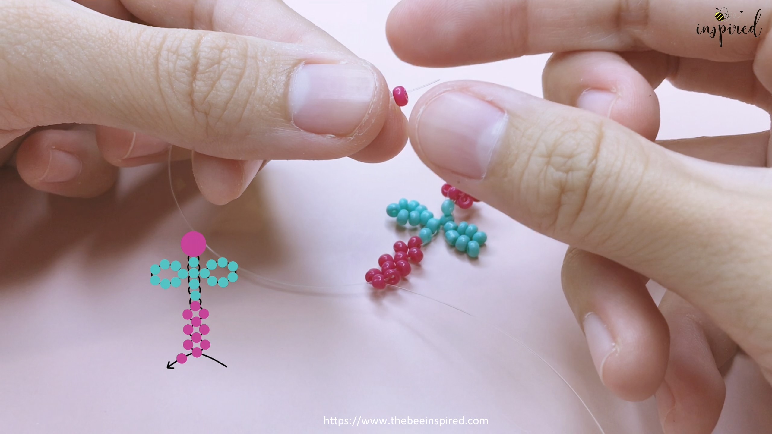 How To Make Cherry Beaded Bracelet : วิธีร้อยกำไลลูกปัดเชอร์รี่ง่ายๆ ...