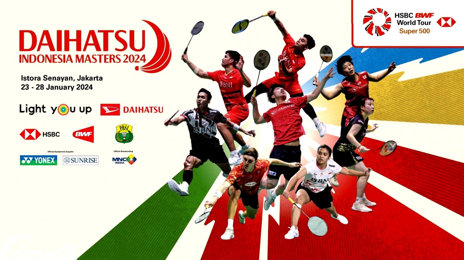 เชียร์สด ! แบดมินตัน DAIHATSU Indonesia Masters 2024 รอบ 32 คน (24