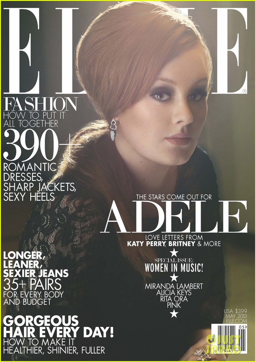 Adele ขึ้นปกนิตยสาร Elle S Women กับ Music Issue May 2013 Pantip