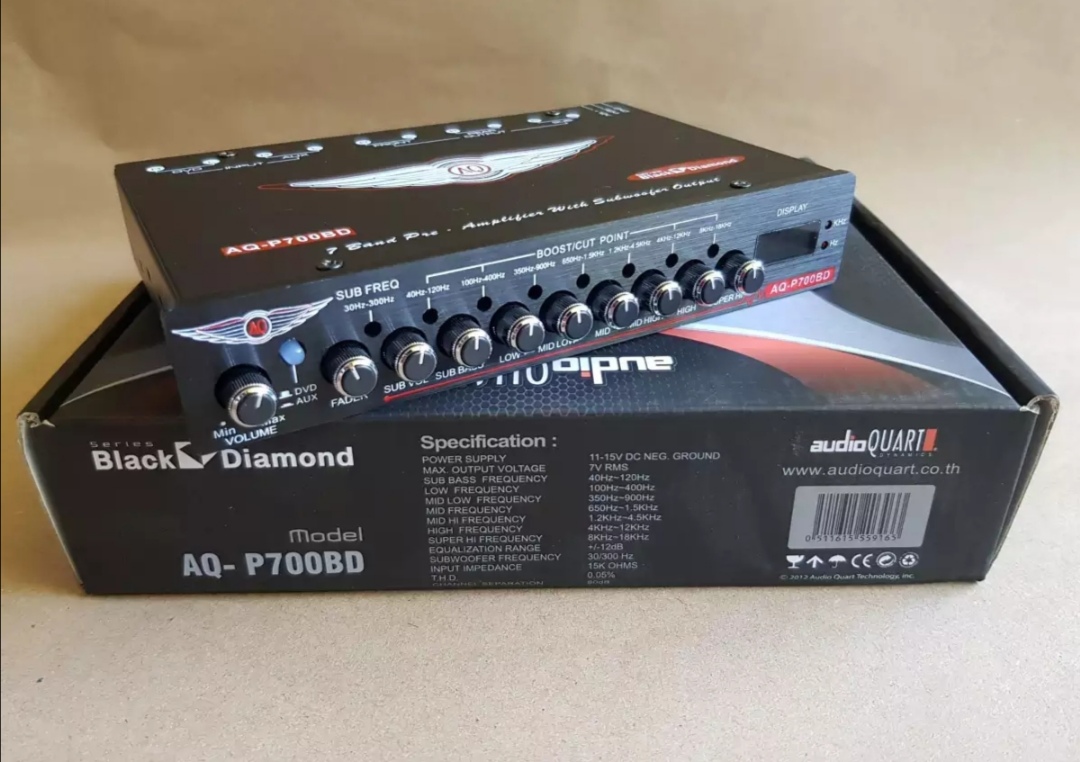 Preamp Audio quart ดีไหมครับตัวนี้7แบนด์ รถยนต์ Pantip