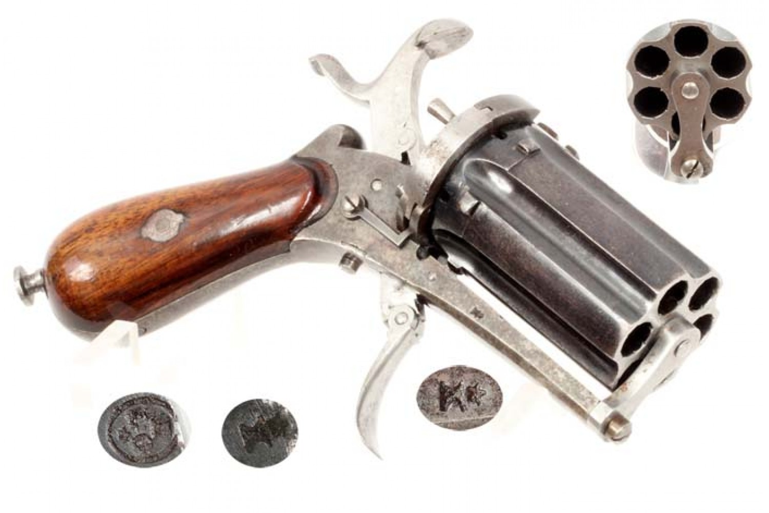 Universal guns. Пепербокс Тэрнера. Револьвер Pepperbox 1840. Pepperbox Revolver чертежи.