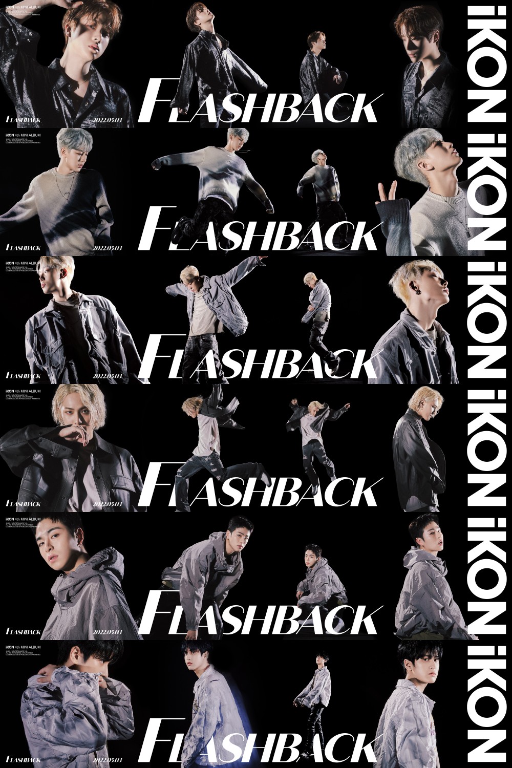 IKON 」 4th Mini Album [FLASHBACK] PANORAMA POSTER - Pantip