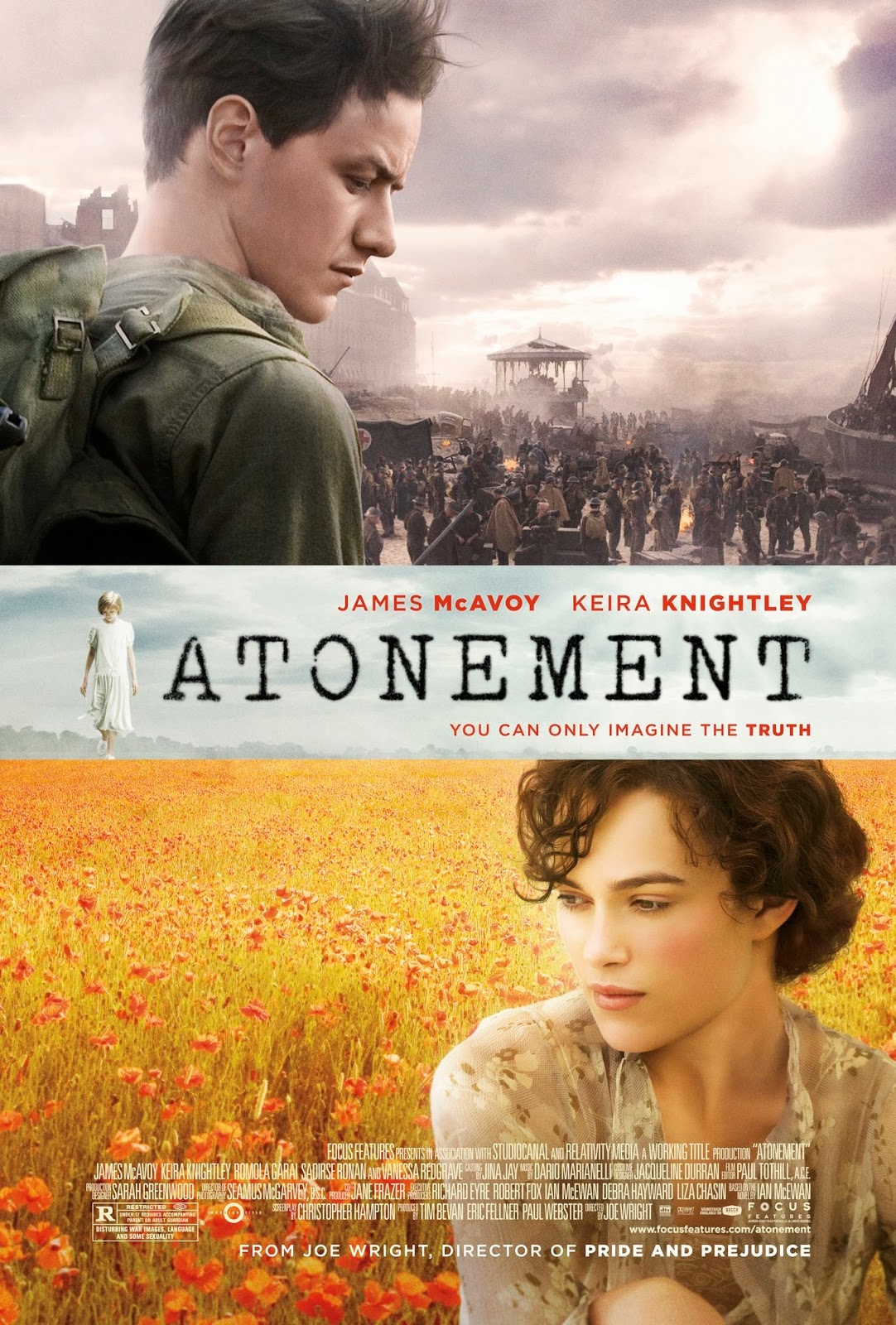 Review หนังรางวัล Atonement 2007 คำพูดเพียงคำเดียวเปลี่ยนชีวิตไป