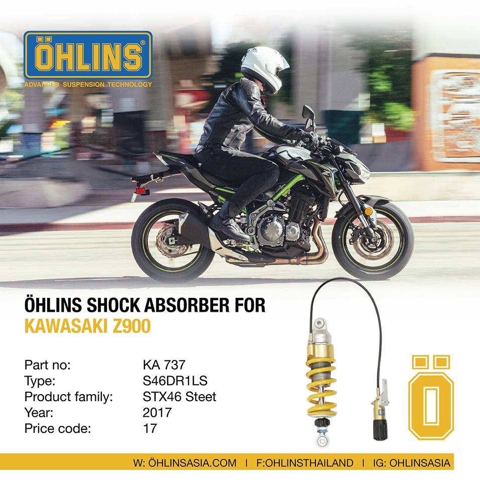 โช๊ค OHLINS Z900 KA 737 Pantip