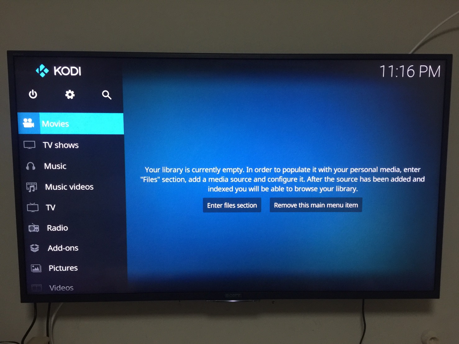 download a m3u file in sony smart tv model number z9d