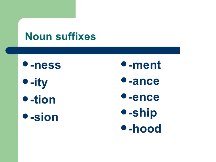 Use er ist. Noun суффиксы. Noun suffixes. Word formation суффиксы. Suffixes of Nouns таблица.