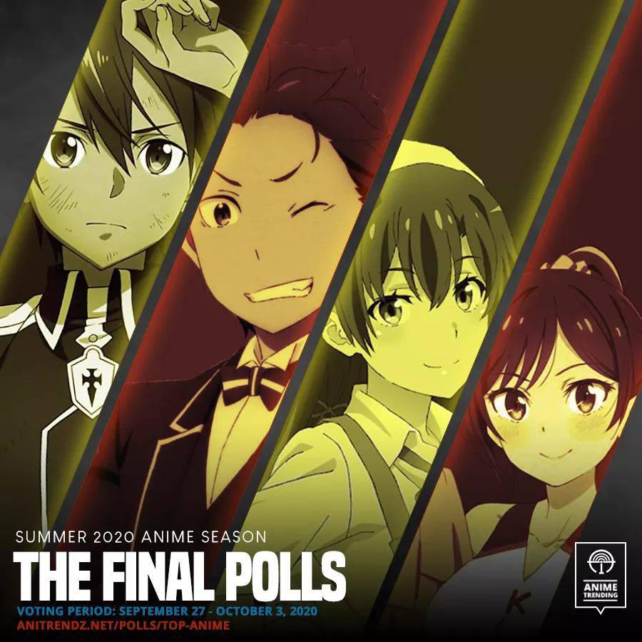 THE FINAL Weekly top anime poll for summer 2020 - Pantip