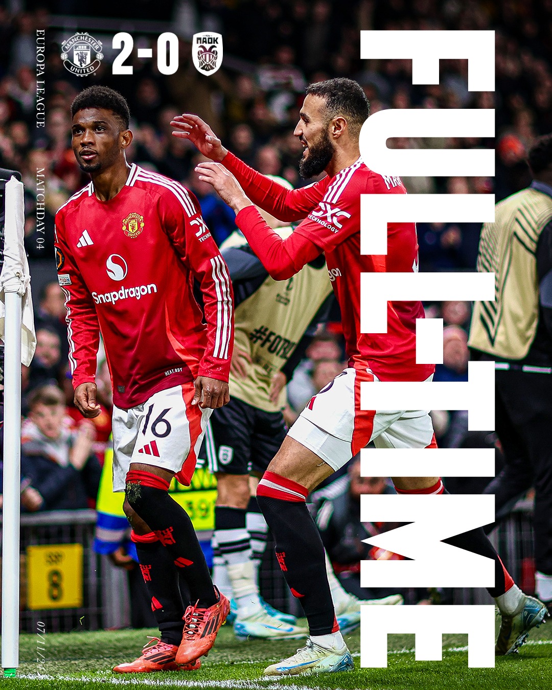 🎉❤️❤️✼✼✼[Glory Glory Man United @ UEL : 4] ในที่สุด 3 แต้มก็มาแว้ววว ✼✼✼❤️❤️🎉 - 