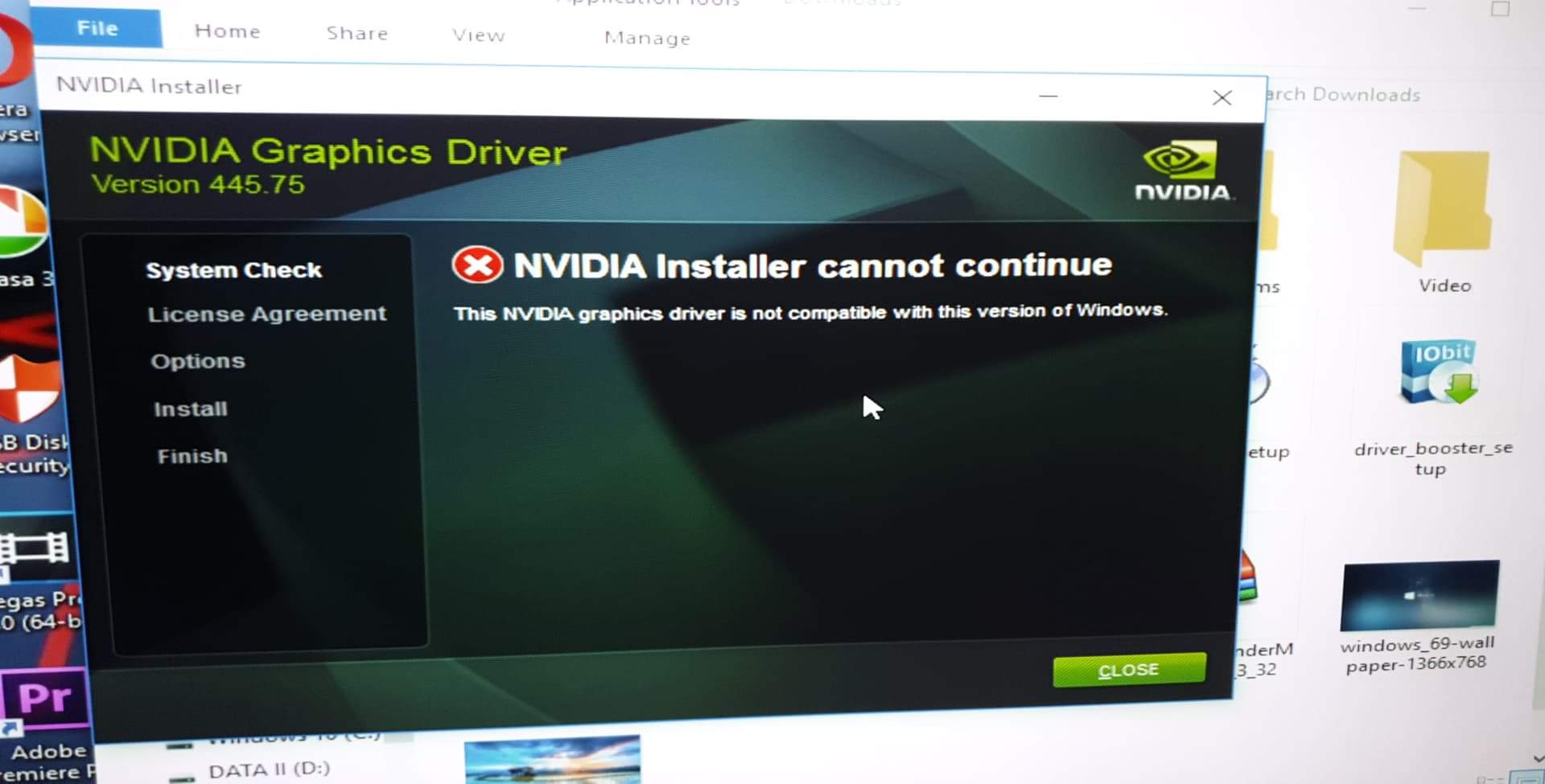 ลง Driver การ์ดจอ Nvidia ไม่ได้ วินโด้10 64B - Pantip