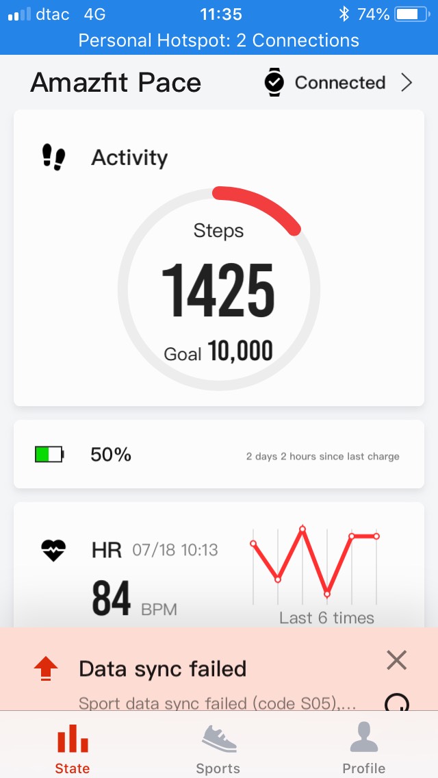 Amazfit pace ios sales app