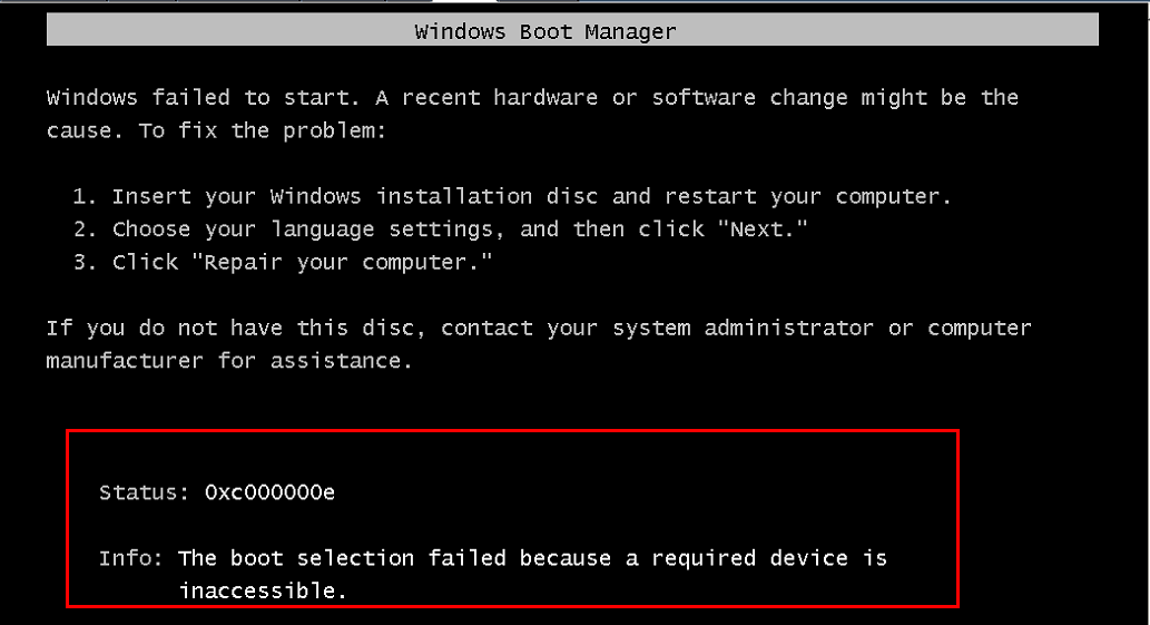 Failed to read configuration file. A configuration Error occurred айфон. Недоступно Boot configuration. Ошибка при запуске виндовс 10. Configuration your Computer.