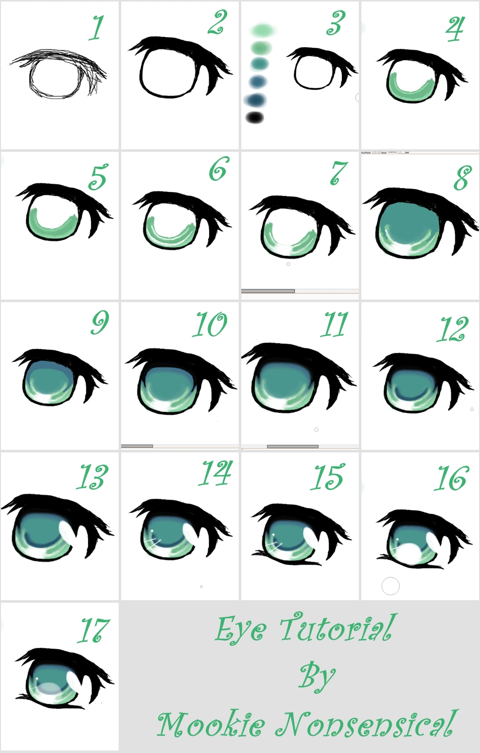 How To Sai Cg: Anime Eye Tutorial วาดตาอย่างไรให้สวยปิ๊ง - Pantip