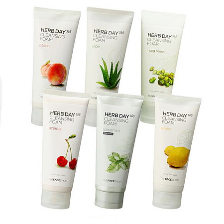 The face shop Herb day 365 cleansing foam โฟมนุ๊นนุ่มมม ...