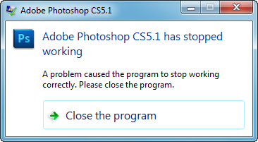 Adobe Photoshop Cs5.1 Has Stopped Working แก้ยังไงครับ ?? - Pantip