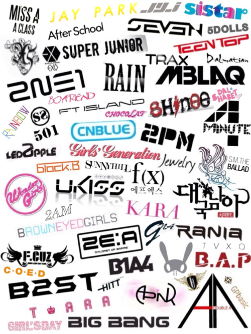 K Pop ชวนมาแชร Logo สวยของแต ละวงไอดอล ท งชายและหญ ง ก นคร บ Pantip