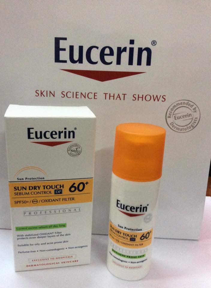 eucerin sun dry touch acne oil control pantip