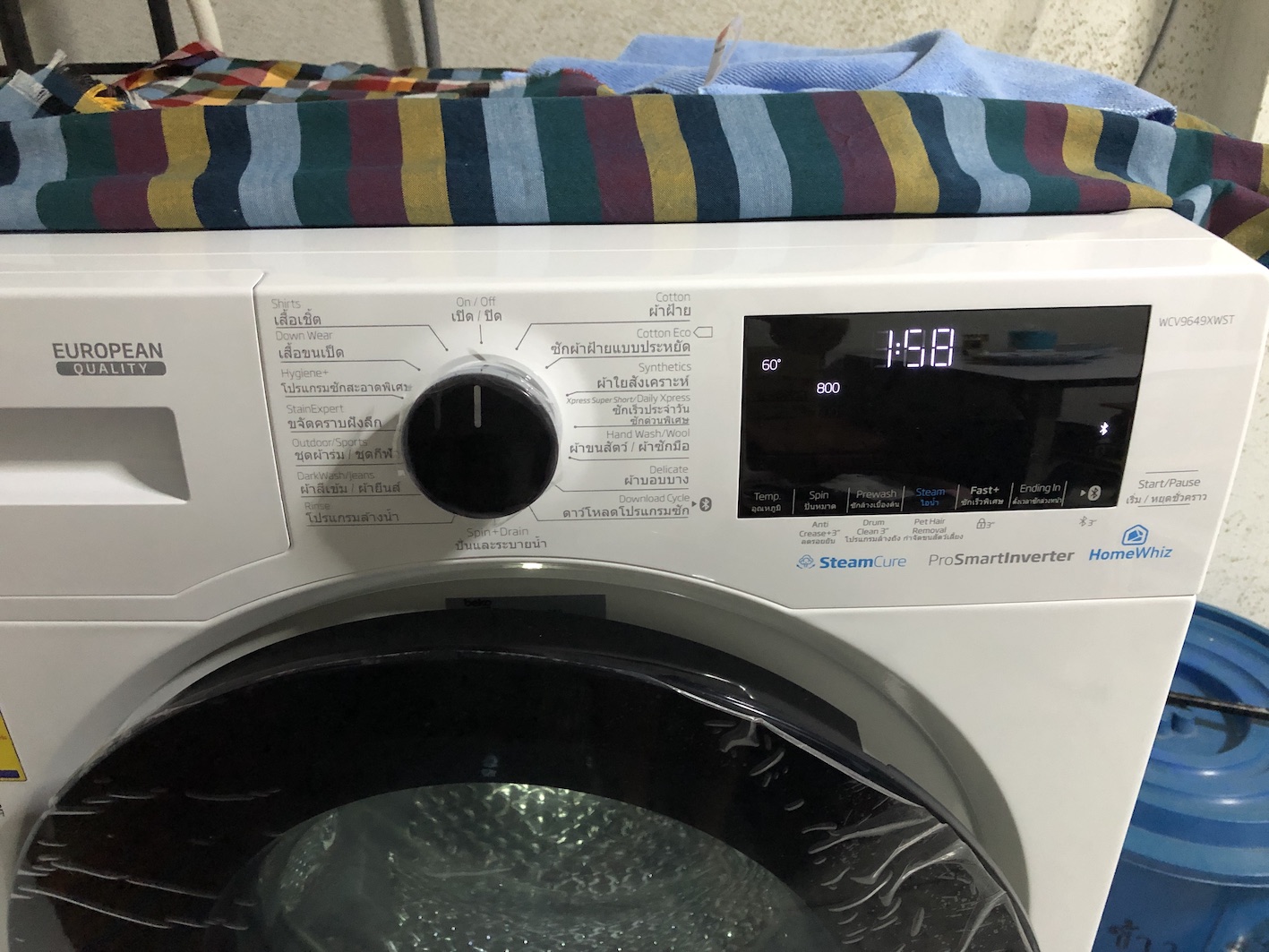 ล้าง เครื่อง ซัก ผ้า ฝา หน้า whirlpool