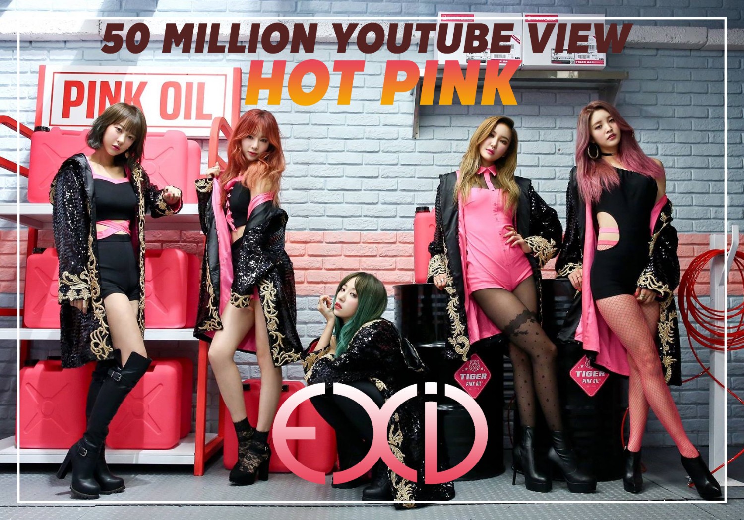 [K-POP] EXID - "HOT PINK" 🎉 50 Million Youtube View 🎉 - Pantip