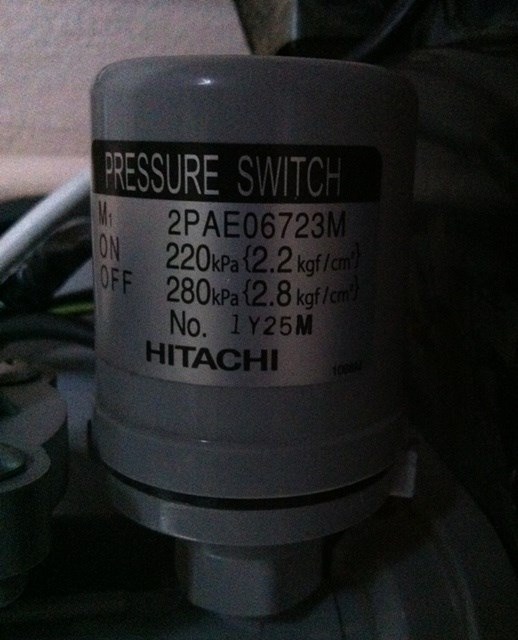 pressure switch hitachi ราคา pump