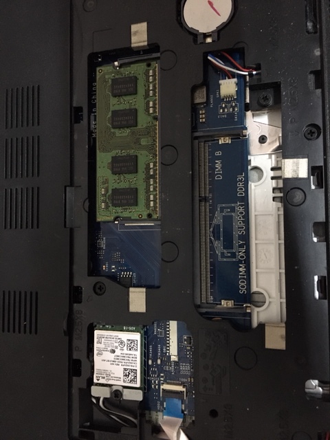 รบกวนปรึกษาเรื่องการ upgrade RAM notebook Dell Inspiron 5558 on เป็น 16 GB  - Pantip