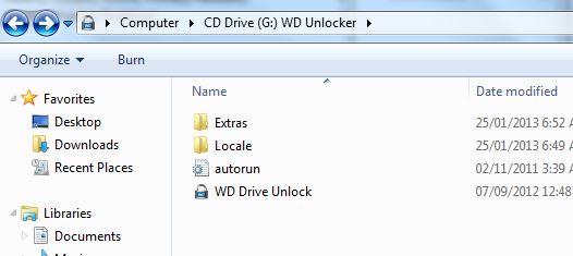 Western Digital Drive Unlock