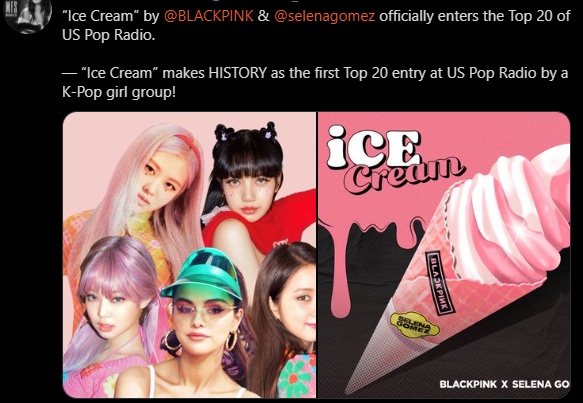 Bts Blackpink 'dynamite Ice Cream Selena Gomez, Nicki Minaj, Ariana 