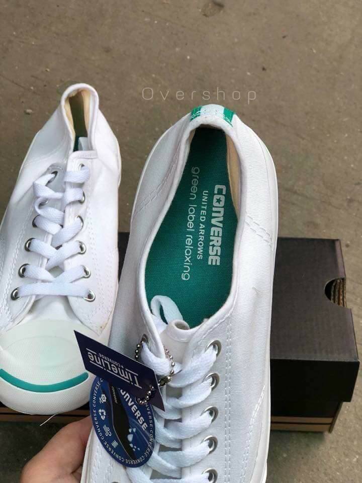 converse jack purcell green label 
