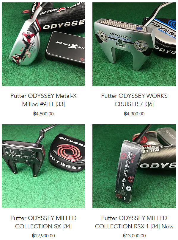 ขาย Putter หลายรุ่น ODYSSEY ,TOULON DESIGN ,BETTINARDI มือหนึ่ง มือสอง