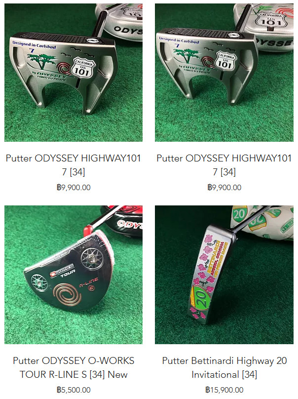 ขาย Putter หลายรุ่น ODYSSEY ,TOULON DESIGN ,BETTINARDI มือหนึ่ง มือสอง