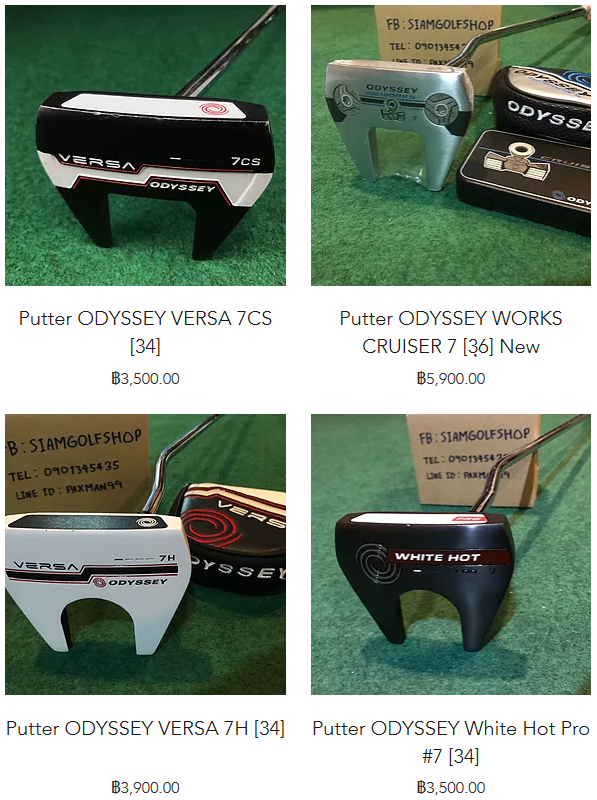 ขาย Putter หลายรุ่น ODYSSEY ,TOULON DESIGN ,BETTINARDI มือหนึ่ง มือสอง
