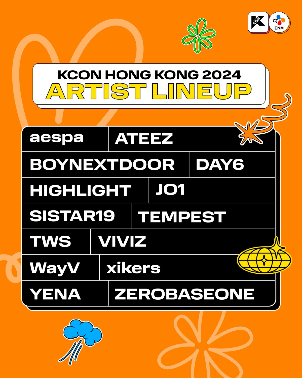 aespa เป็นส่วนหนึ่งของไลน์อัพของงาน KCON HONG KONG 2024 ที่จะจัดขึ้นใน