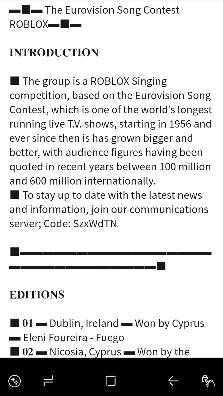 Eurovision Magazine อารเมเนยเปดตวศลปนเปนชาตแรกใน - miss ya roblox music code
