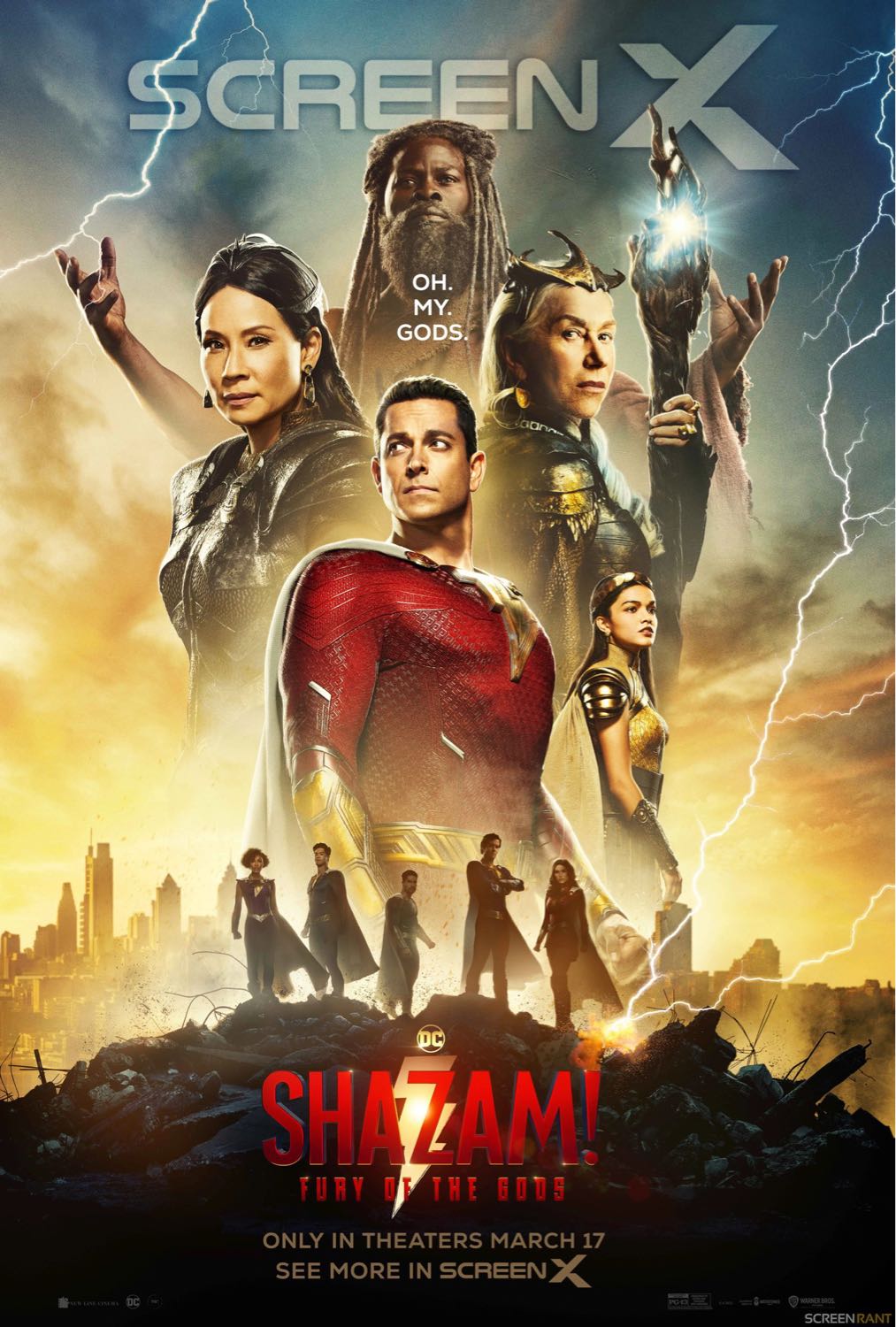 Shazam! 2 : Fury Of The Gods (7/10) L หนังซูเปอร์ฮีโร่แนวครอบครัวที่สเกลใหญ่ขึ้น  แต่สุดท้ายแล้ว ก็คือหนังเด็ก (สปอยล์) - Pantip