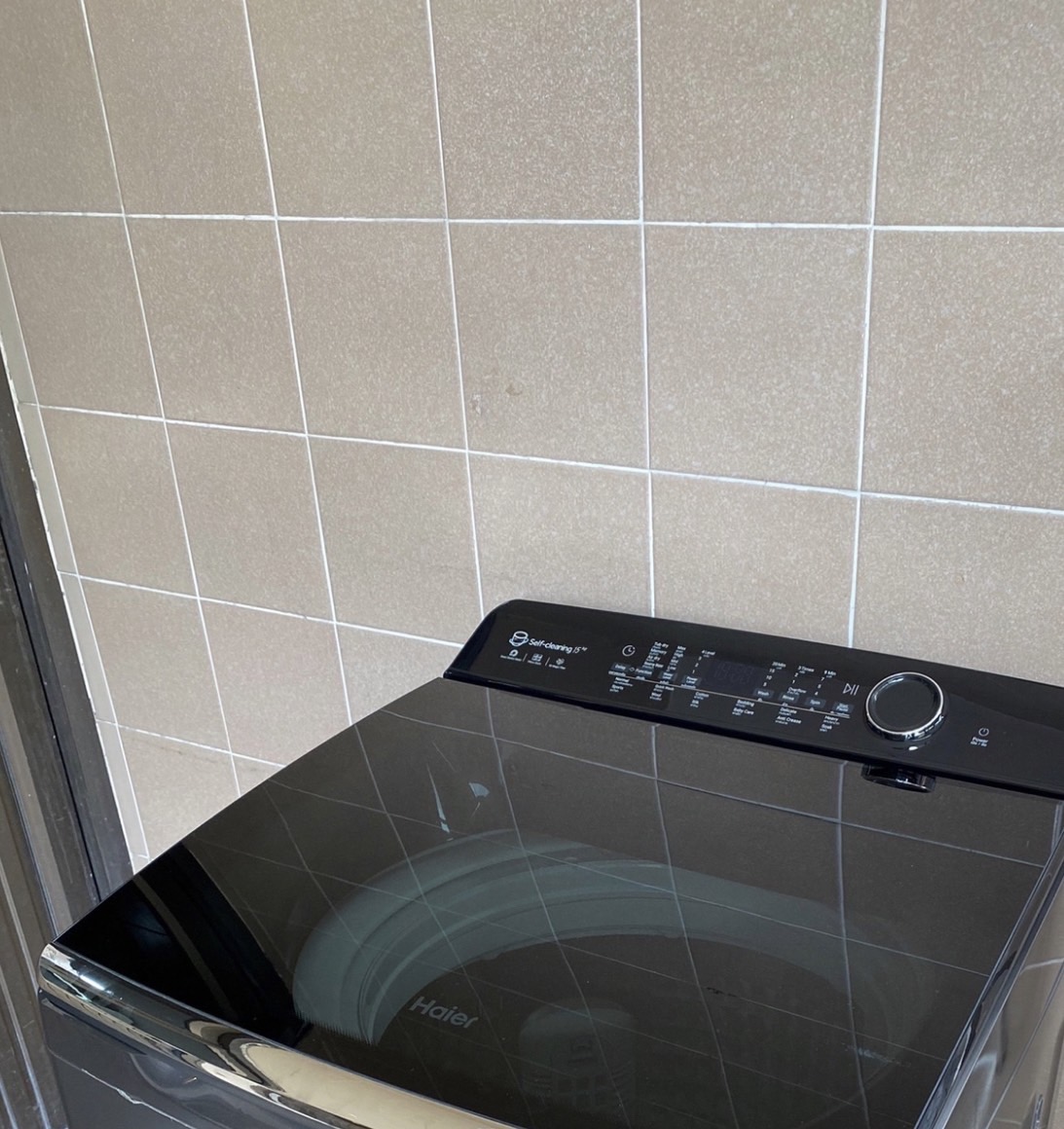 รีวิวแกะกล่อง เครื่องซักผ้าฝาบน Haier Self-Cleaning Series ล้างถังซัก ทุกครั้งที่ซักผ้า รุ่น Hm150-B1978S8 - Pantip
