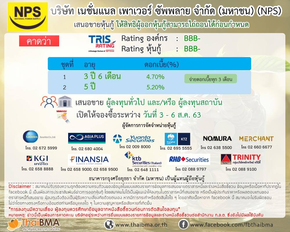 มีใครเคยซื้อหุ้นกู้ของกลุ่ม Double A, NPS บ้างไหมครับ - Pantip