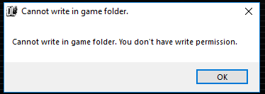 Dying light cannot write in game folder как решить