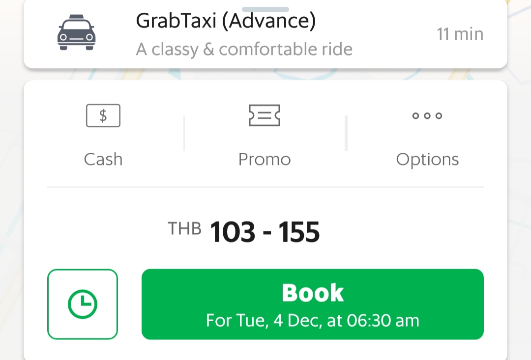 Grab Taxi คิดค่าเรียกปกติ และเรียกล่วงหน้า อย่างละกี่บาทครับ - Pantip