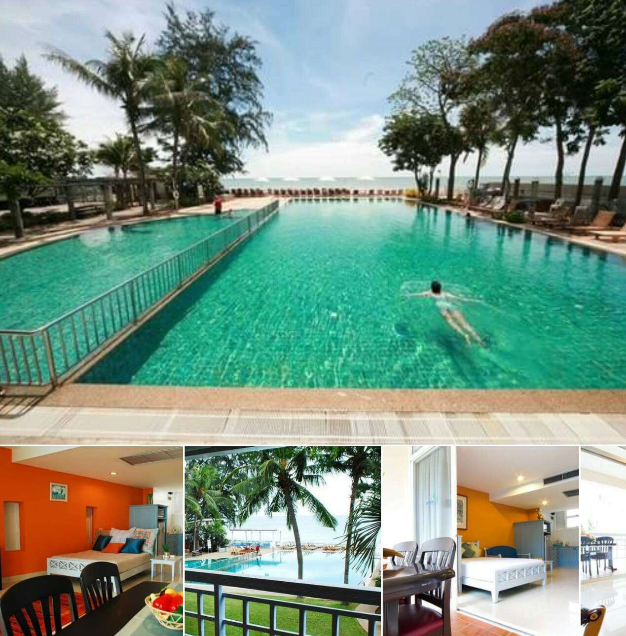 ชมวิว หัวหิน ( เขาตะเกียบ / ติดทะเล ) พัก 4 ท่าน ห้ออง Ocean View 4,600 บาท  - Pantip