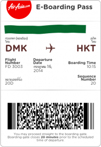 Checkin online ของ airasiaไม่ได้ QR code หรือ Boarding pass - Pantip