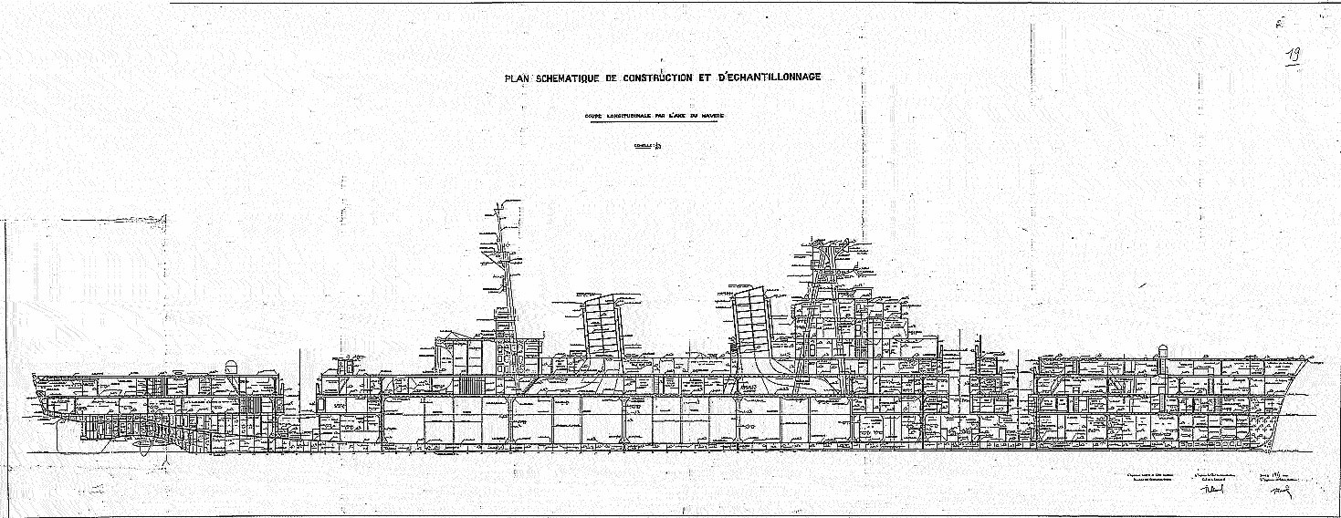 Bismarck 1939 чертеж